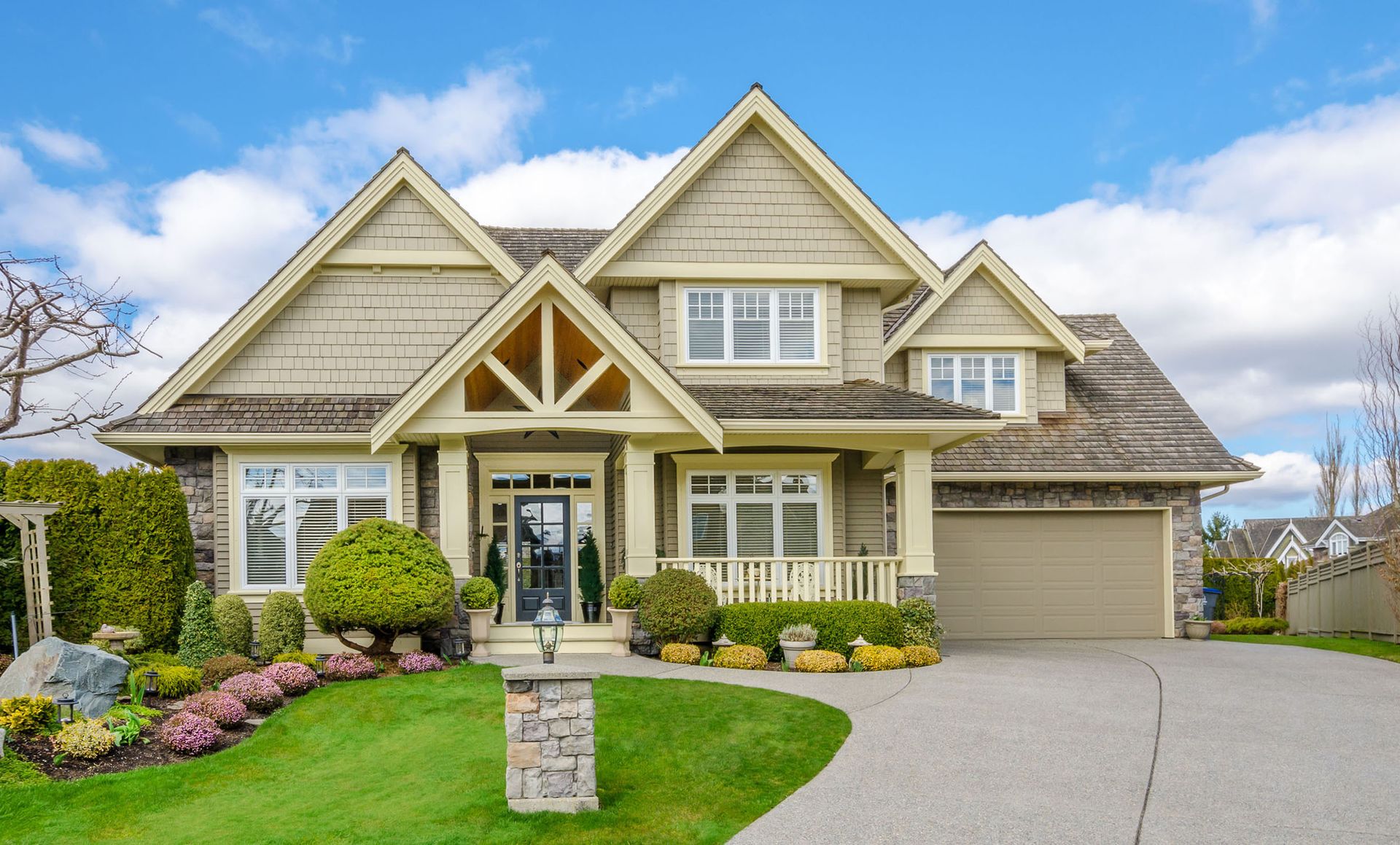 Exterior Residential painting from Target Group General Contracting